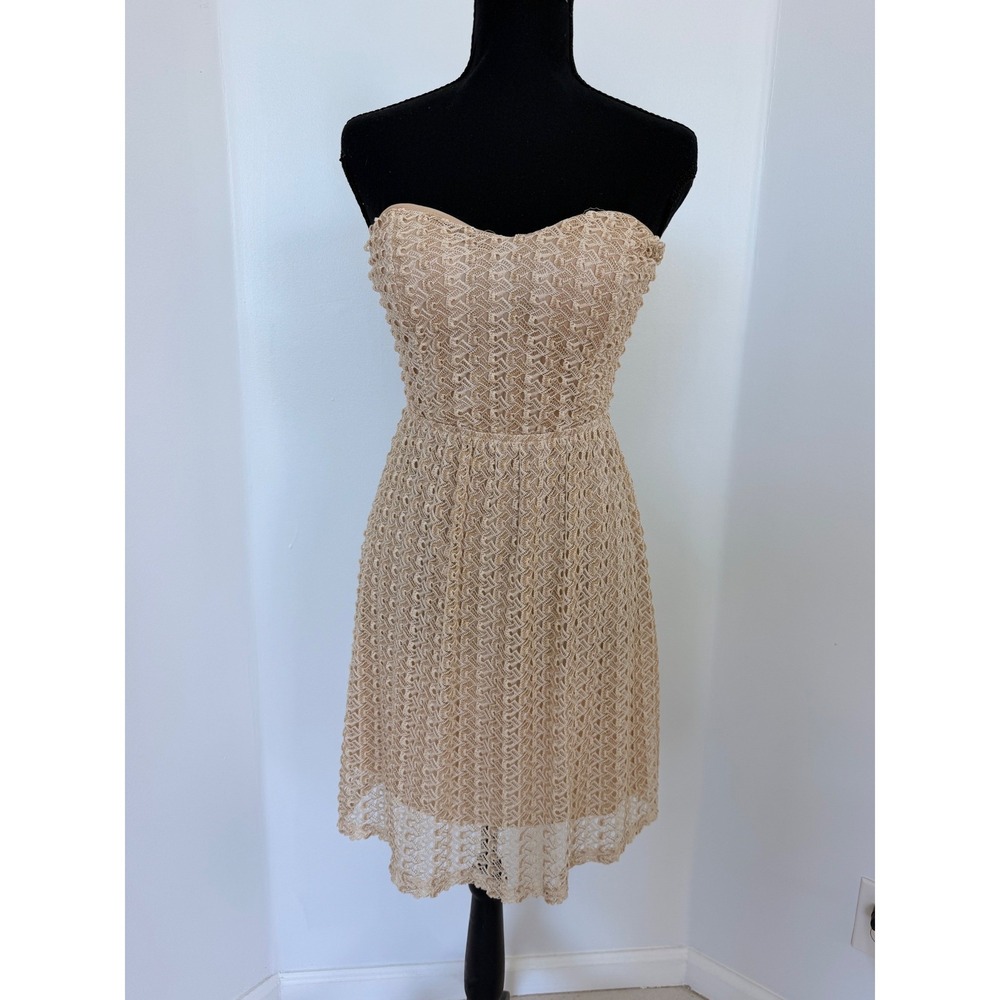 Coquette Bridal Shower Engagement Party Dress Crochet Lace Sandy Liang Vibes Y2K